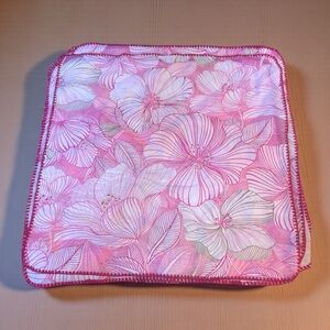 Pink Floral Cloth Napkins – Set of 12